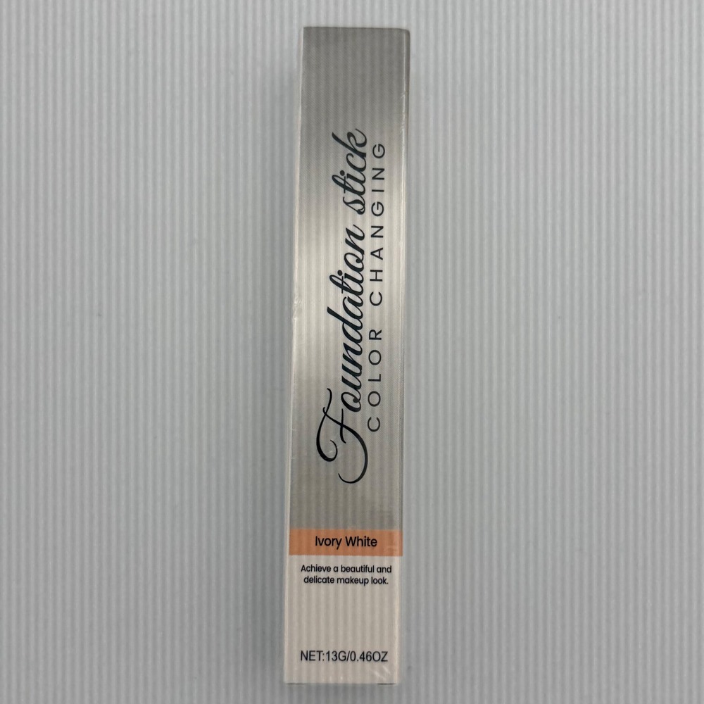 Color Changing Foundation Stick Ivory White .46oz with Brush NEW